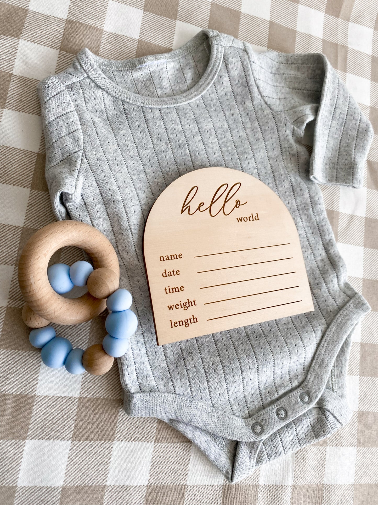 Hello world birth announcement