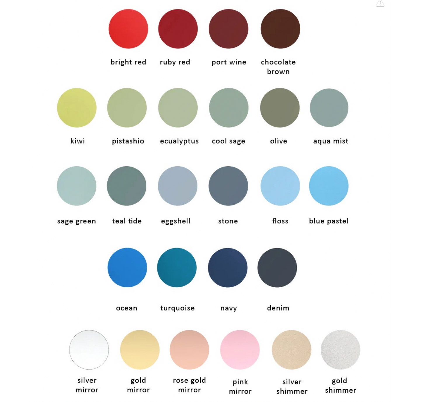 Round Wavey Table Top Sign