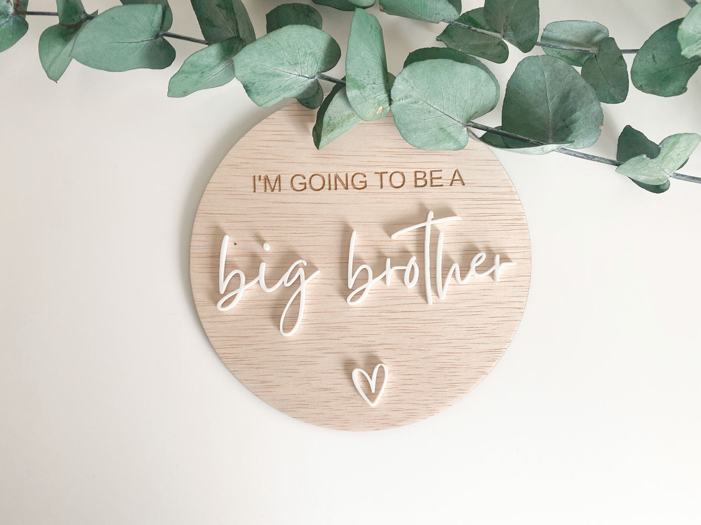 Big brother/ big sister plaque