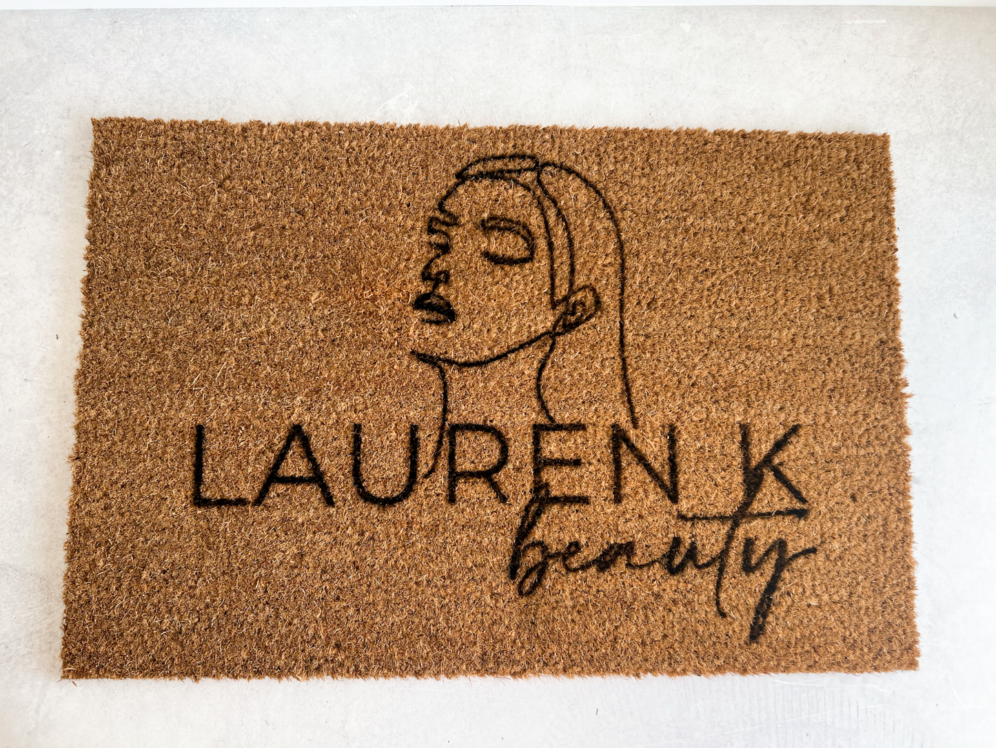 Business Logo Engraved Doormat
