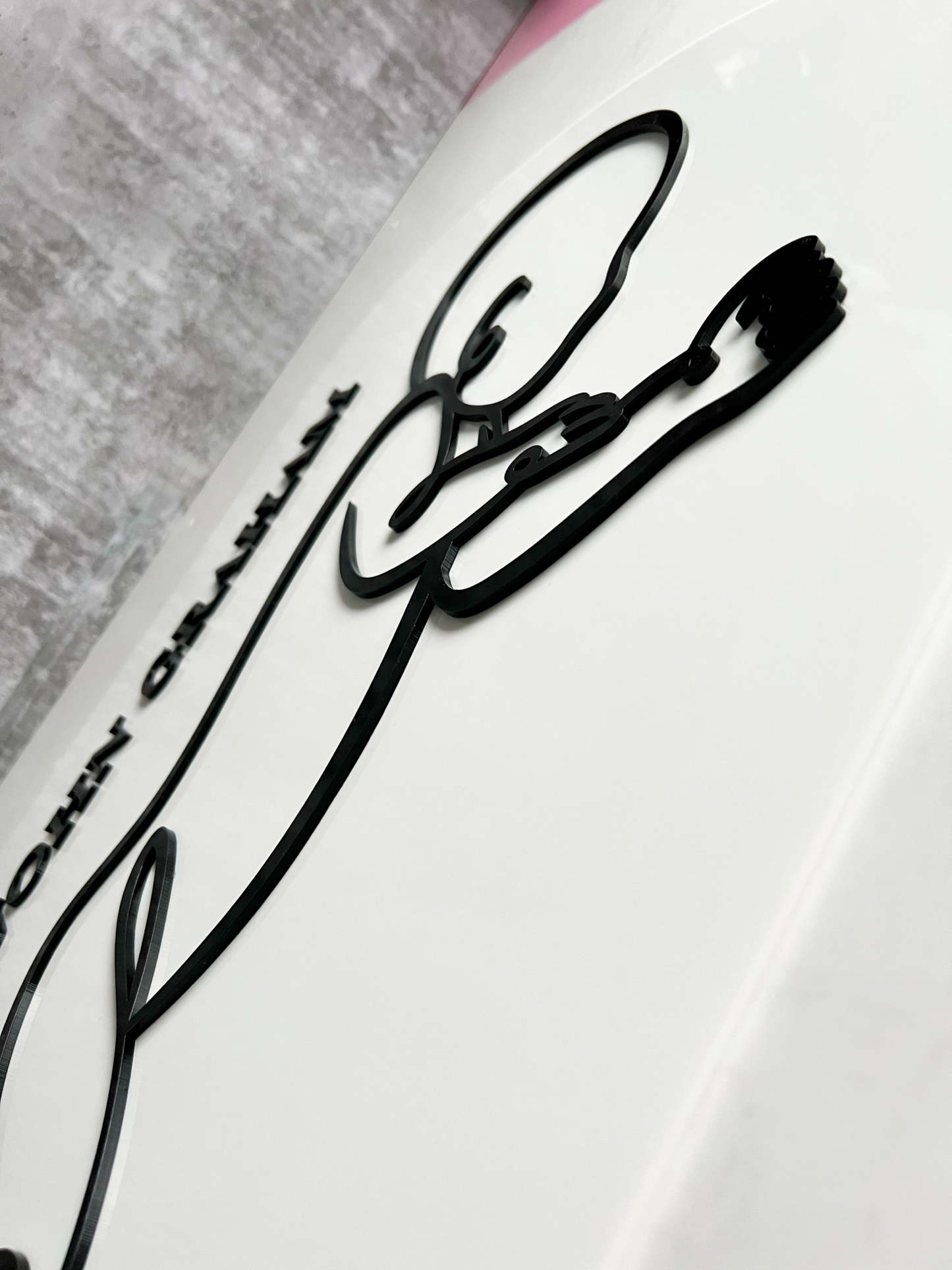 The Birth Plaque - to scale keepsake