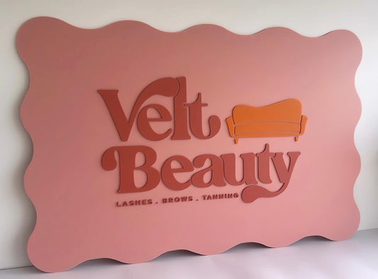 3d Business Signage - Arch, rectangle, oval, wave