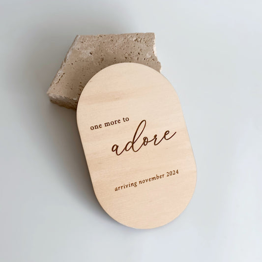 One more to adore plaque