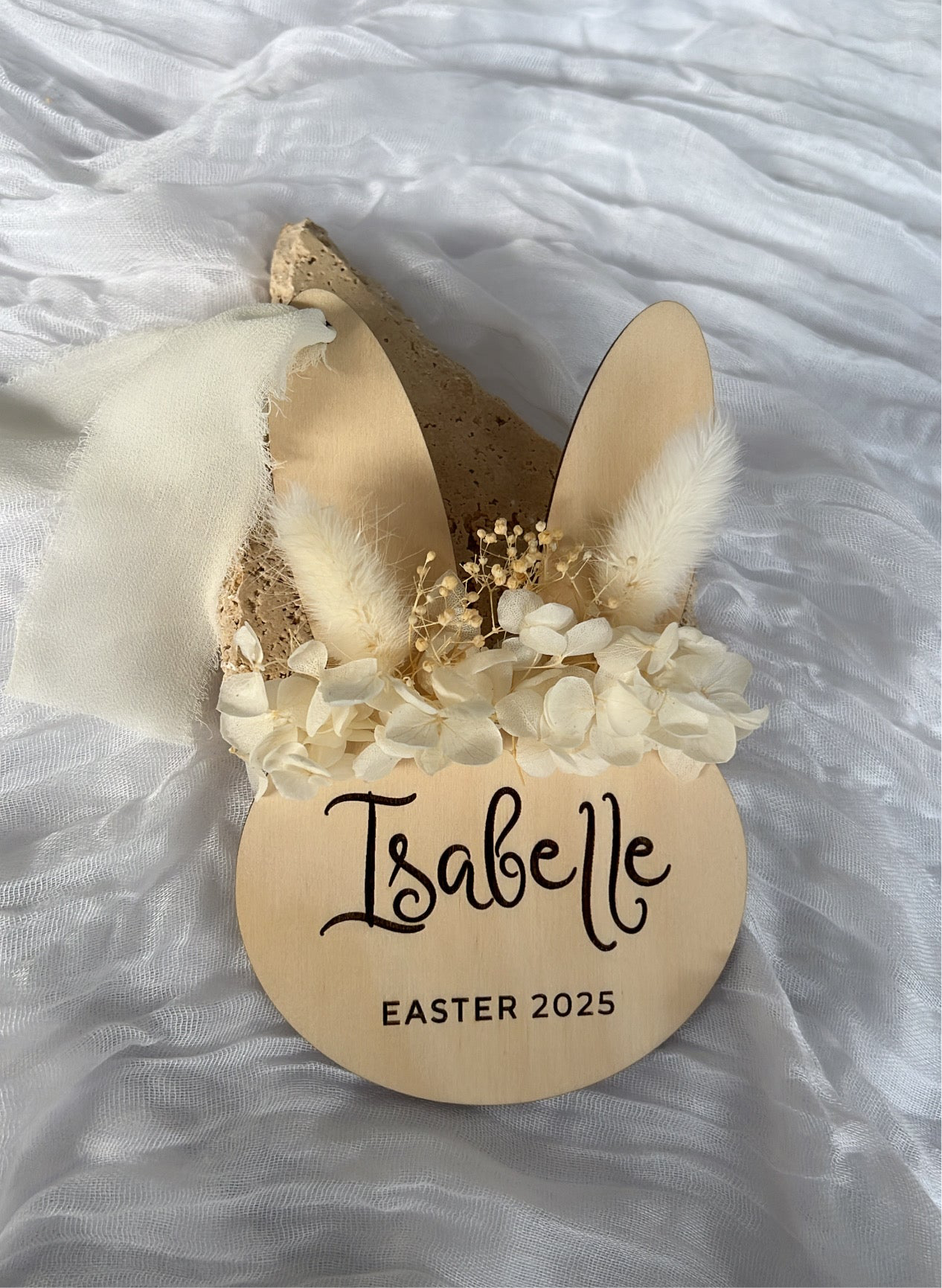 Dried Foral Easter Plaque