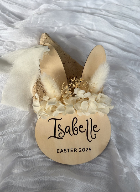 Dried Foral Easter Plaque