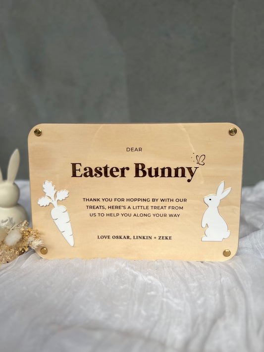 Easter Bunny Treat Tray