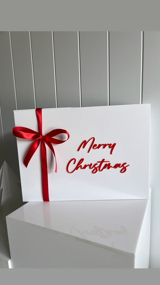 Merry Christmas Magnetic Gift Box