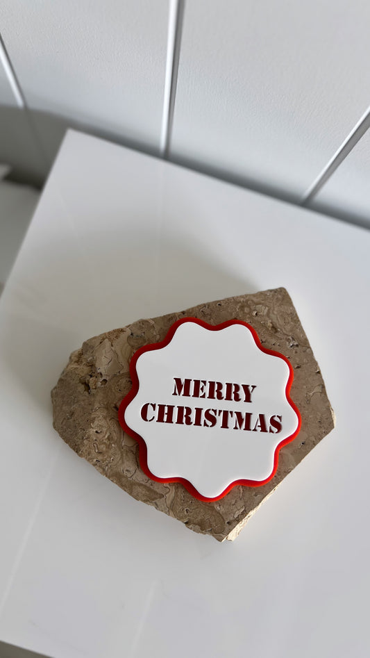 Custom Acrylic Coaster Set - text of choice