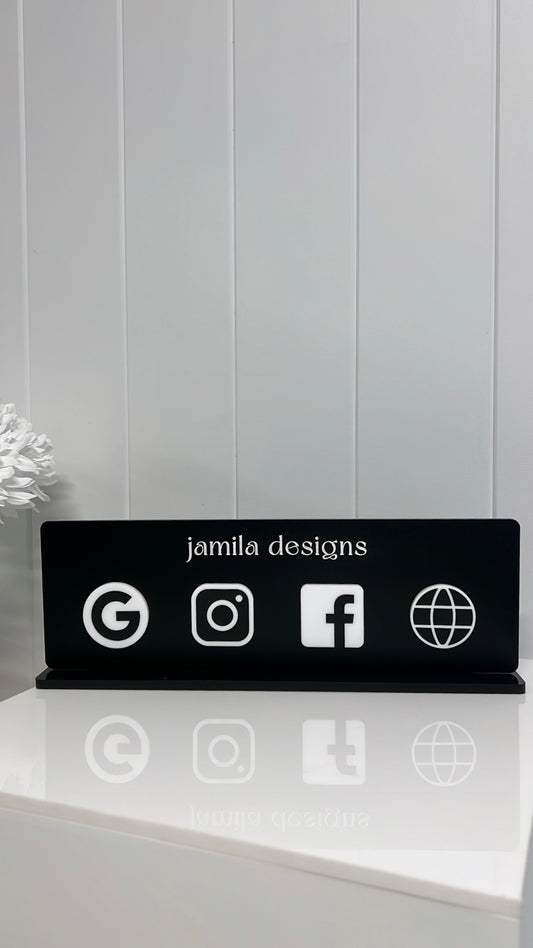 NFC table top signage