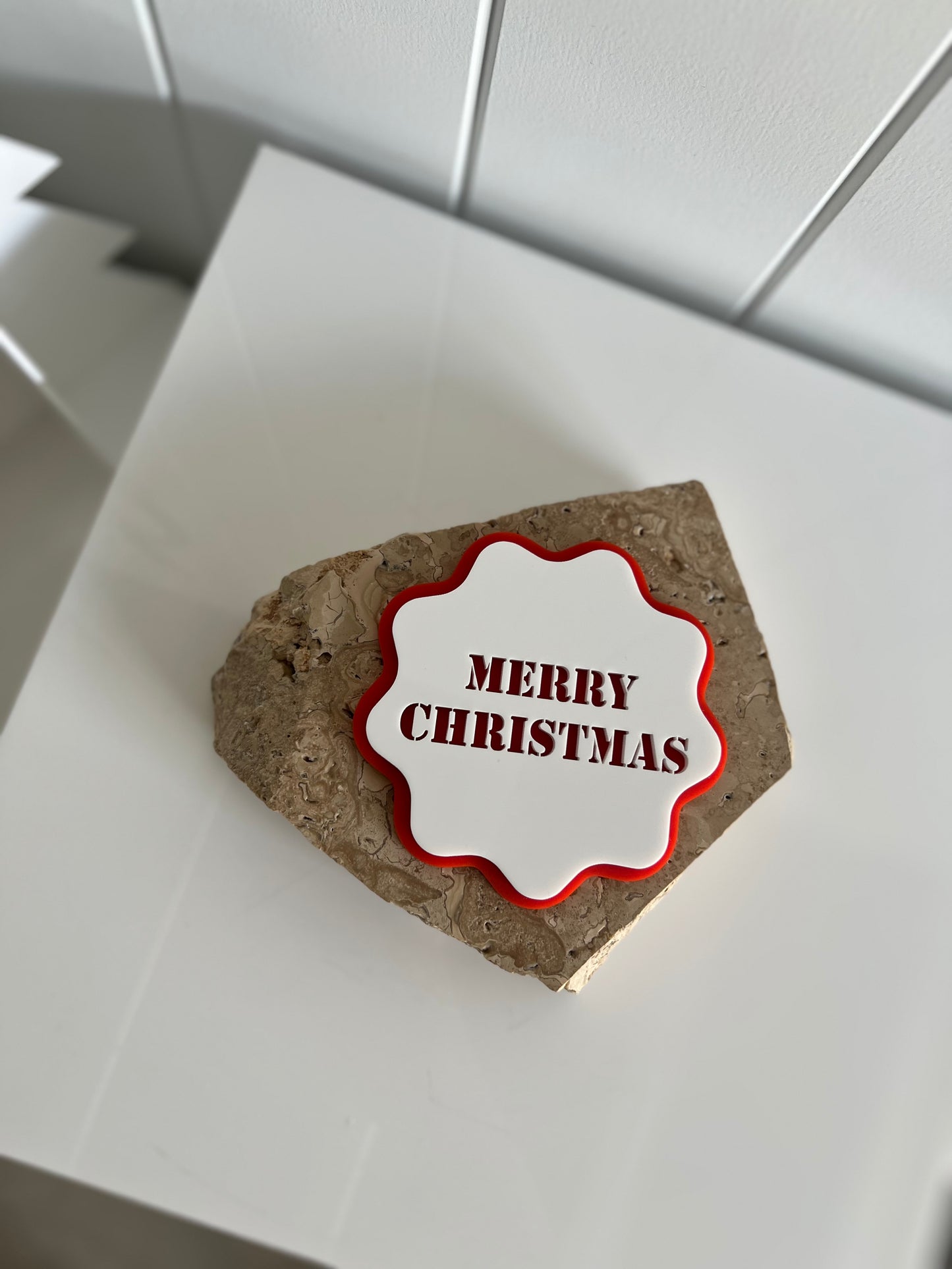 Custom Acrylic Coaster Set - text of choice