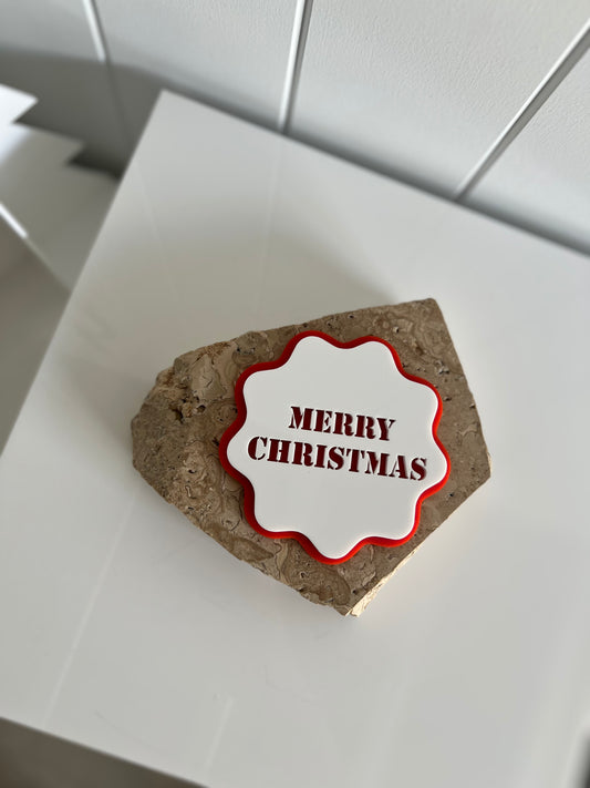 Custom Acrylic Coaster Set - text of choice