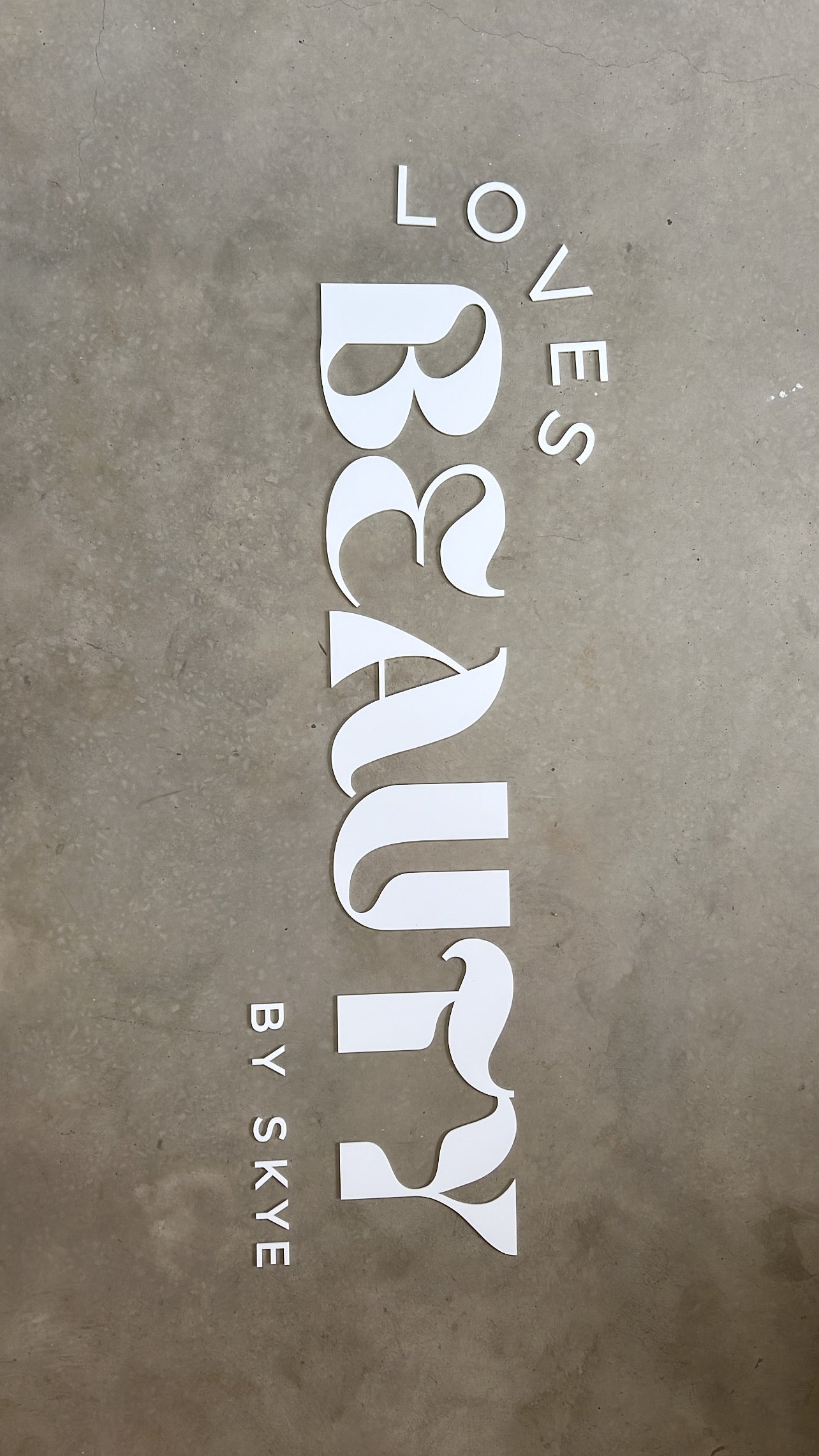 Floating Wall Signage