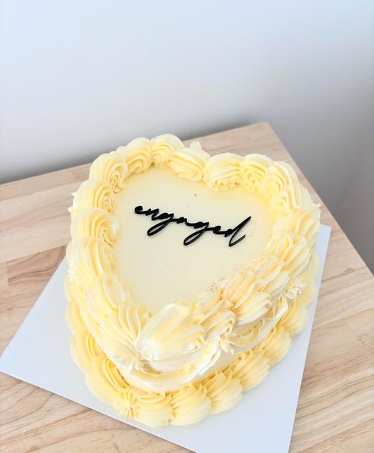 Mini Acrylic Text Flat Cake Topper