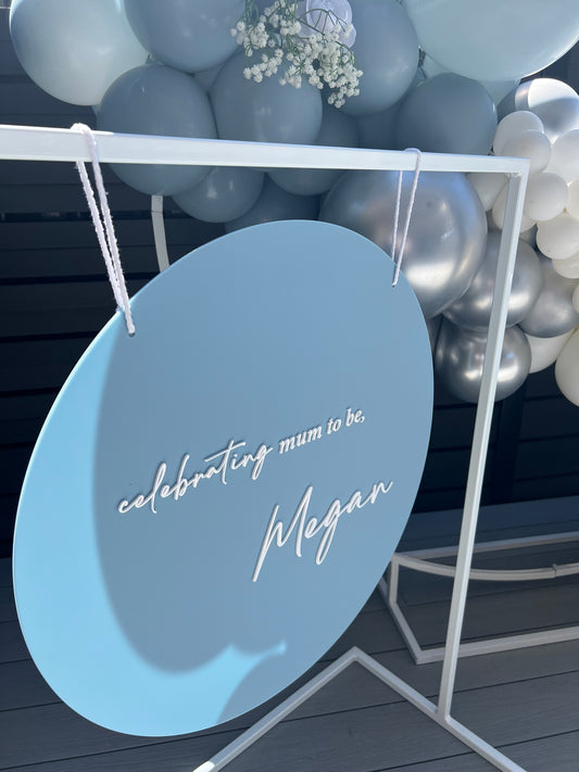 Baby Shower Acrylic Signage