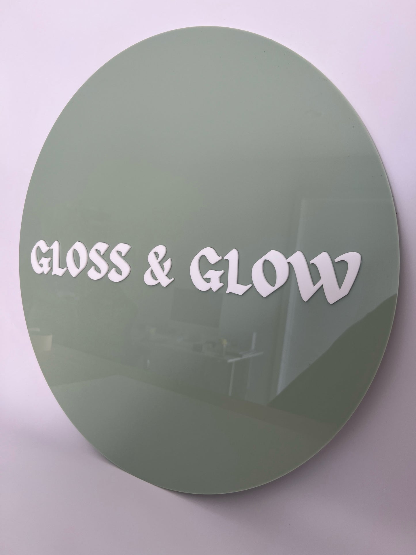 Acrylic 3D Business Sign - Round