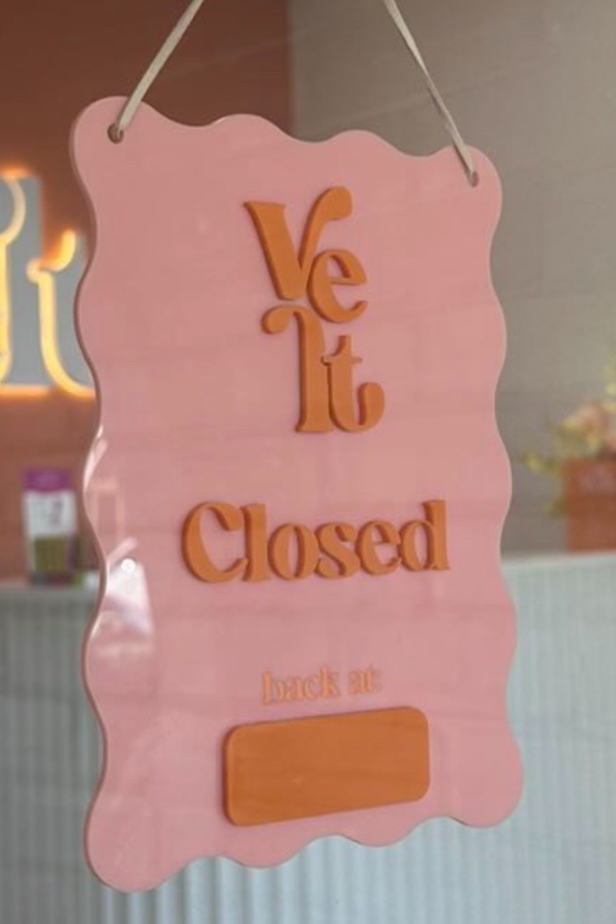 Small Closed Sign