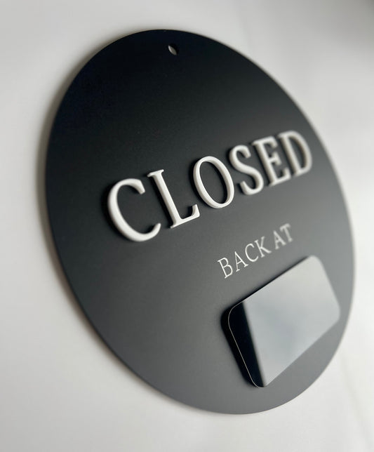 Open / Closed / back at