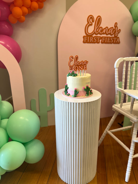 'is one' Cake Topper