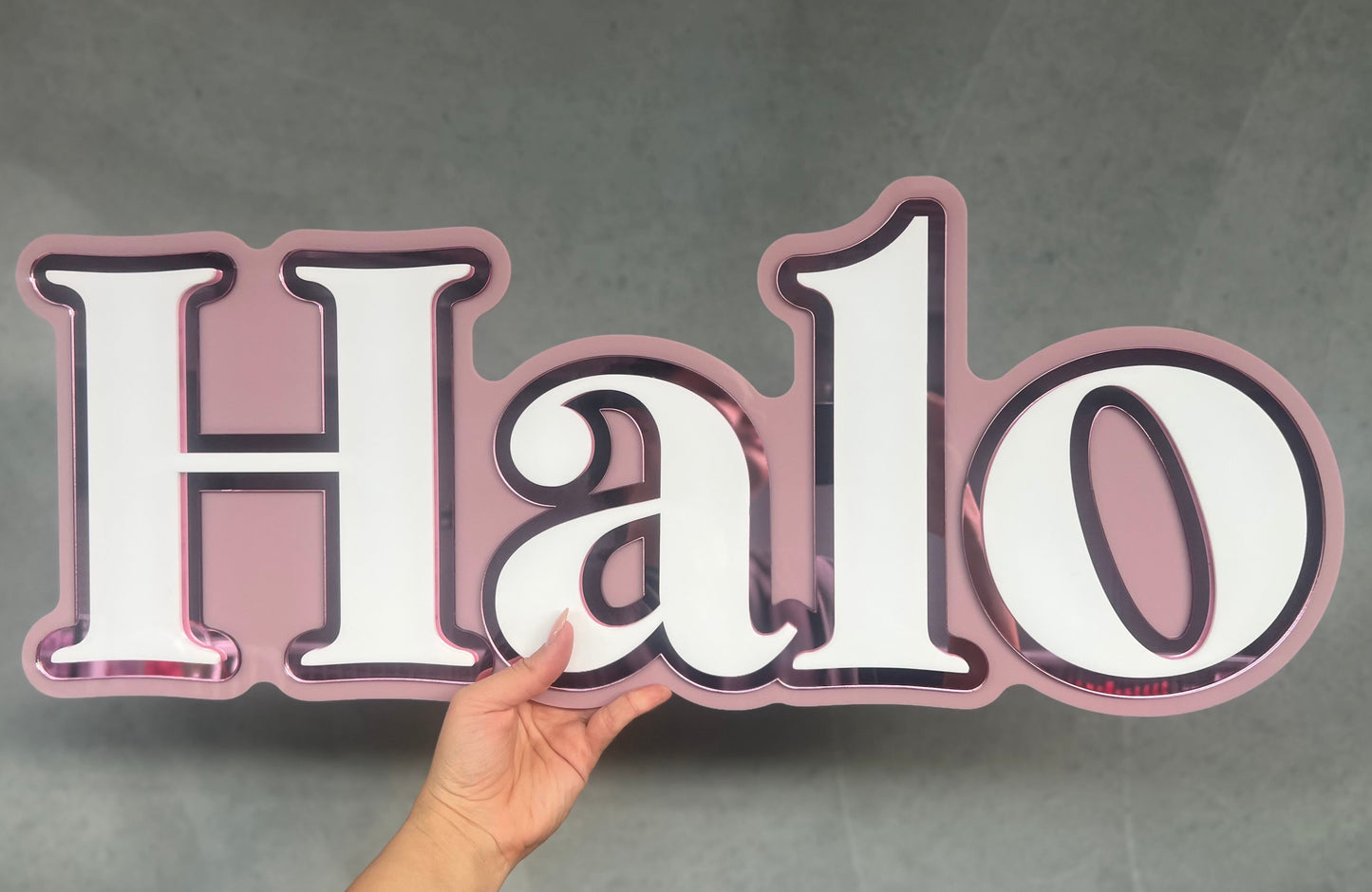 Triple Layer Name Plaque