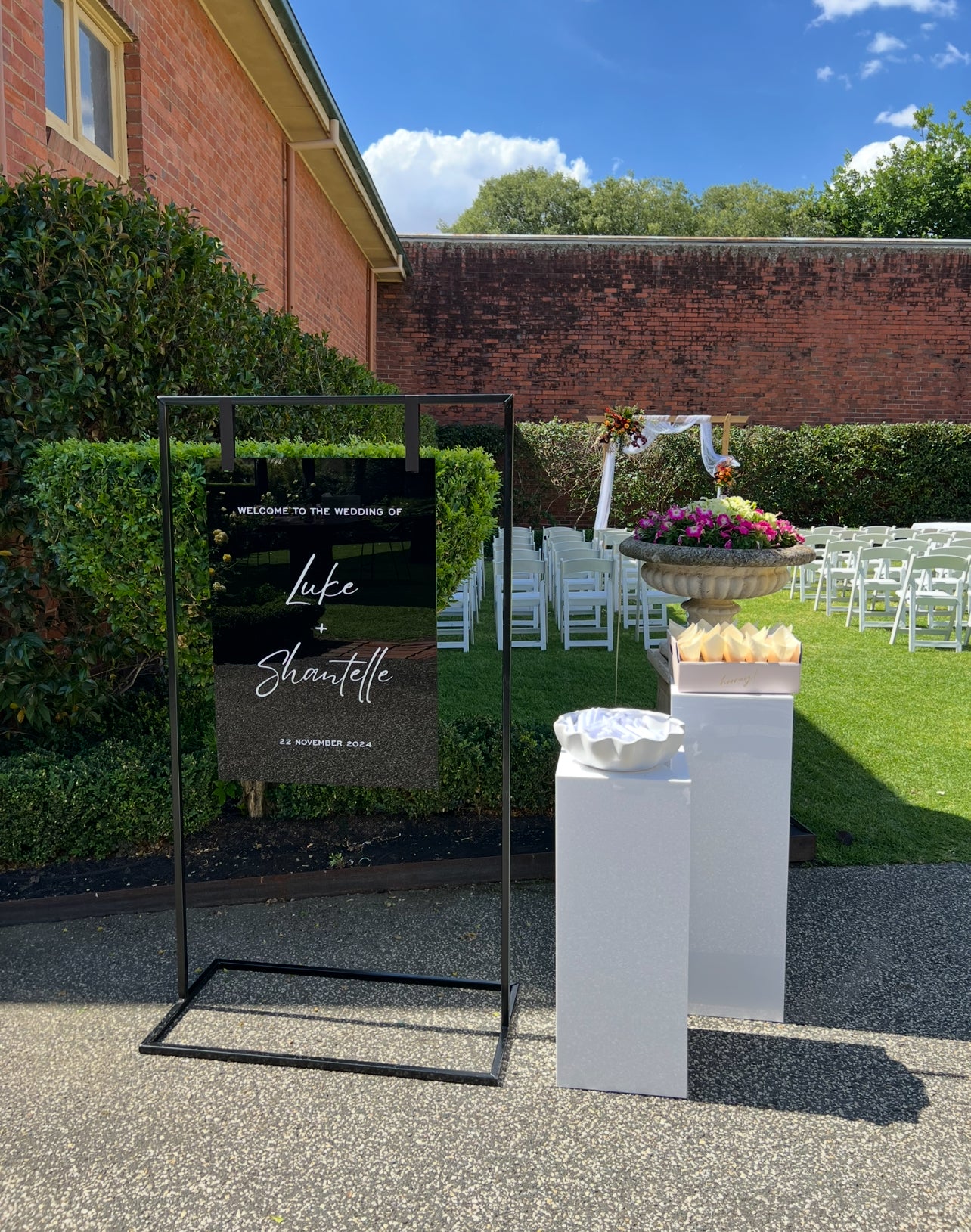 Acrylic Wedding Signage