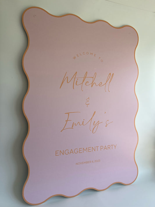 PVC Board Welcome Sign