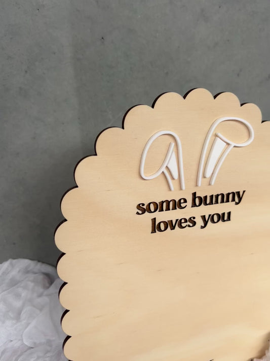 Easter Foot Print Plaque