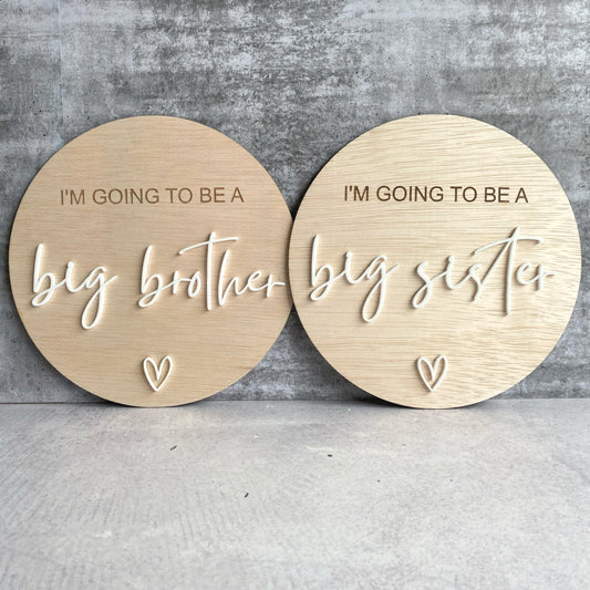 Big brother/ big sister plaque
