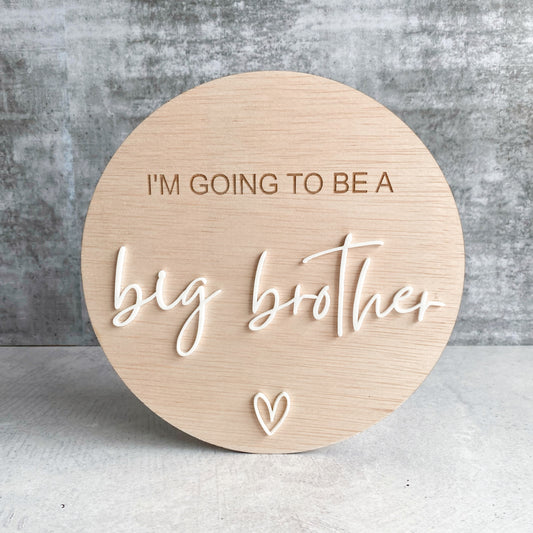 Big brother/ big sister plaque