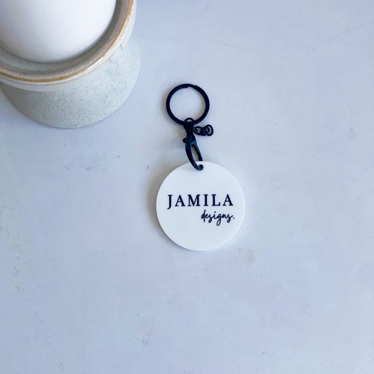 Business Card Key Ring