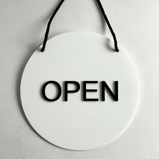 Open / Closed Hanging Sign
