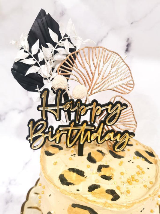 Happy Birthday Cake Topper