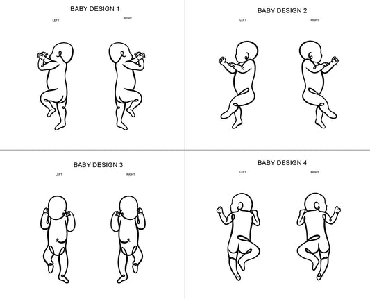 The Birth Plaque - to scale keepsake