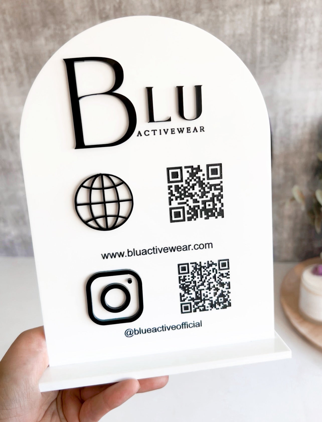 Social Media QR code Sign